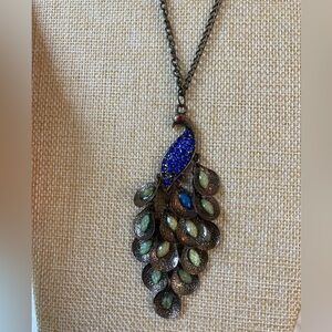 Peacock Pendant Necklace‎